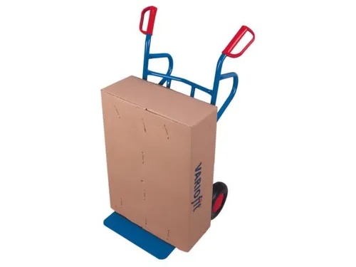 steekwagen 250kg steekplaat BxD 480x300mm staal RAL5010 luchtbanden