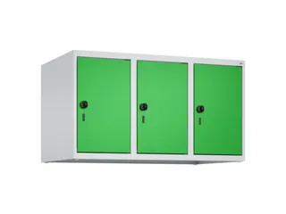 opzetkast,v. locker,3vak.,vak B 300mm,HxBxD 500x900x500mm,draaigrendel - 2