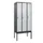 locker voor scheiding van kleding,HxBxD 2120x900x500mm,3vak
