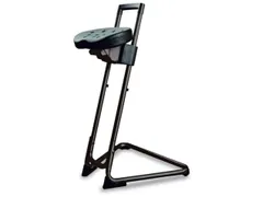 Esd Stahulp 600-850mm Glijders Zwart PU Staal