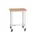 werkbank,verrijdbaar,HxBxD 930x700x600mm,multiplexblad,RAL7035,4wielen