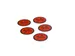 Impressiemagneetfolie Face Rood Ø50mm x 0,85mm