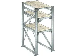 uittrekstelling voor zware lasten,HxBxD 2000x890x1260mm,vaklast 800kg