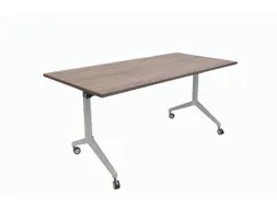 Schaffenburg Klaptafel 120x80cm Blad Havana Kersen 25mm Frame alu