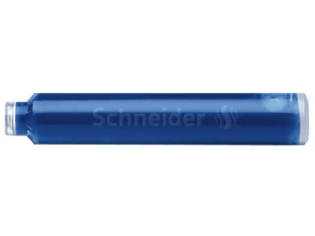 Inktpatroon Schneider Blauw pot 100stuks