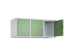 opzetkast,v. locker,3vak.,vak B 400mm,HxBxD 500x1200x500mm