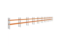 palletstelling,basis+8xaanbouw,HxBxD 3360x33400x1100mm,vakl. 3400kg