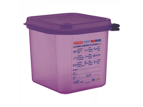 Araven Voedseldoos 2.6 liter 1/6 GN 150mm 176x162mm Paars
