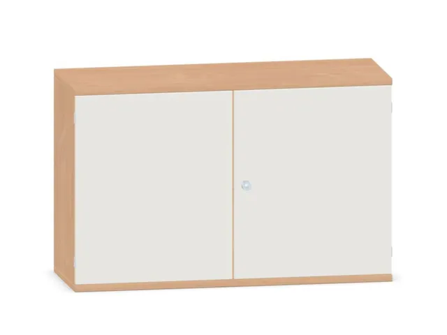 kantoorkast,HxBxD 770x1200x430mm,decor romp beuken,decor front wit