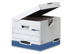 Opbergdoos R-kive Prima Flip Top Kubus Blauw 350x293x370mm