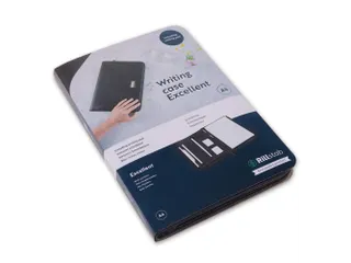 Schrijfmap Rillstab RI98444 Excellent de luxe A4 lederlook zwart - 4