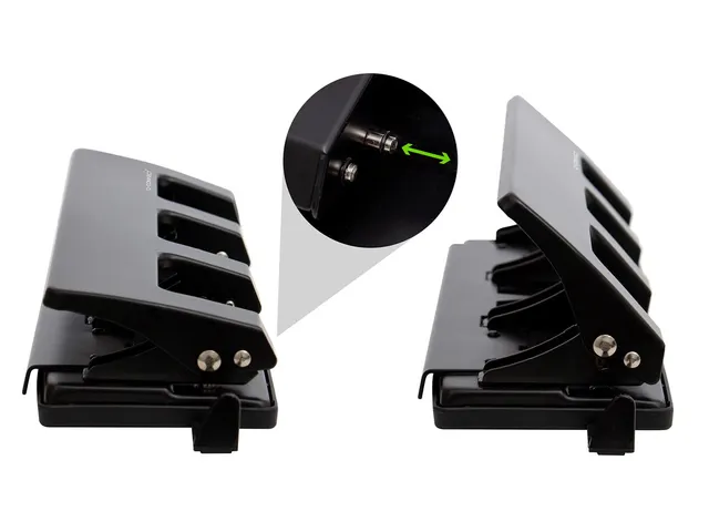 Perforator 4-Gaats Zwart