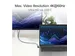 Kabel ACT USB-C hoek links/rechts USB-C hoek boven/beneden 10Gbps 1m