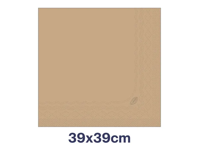 Tork 478751 Dinnerservet Advanced Biscuit 39x39cm