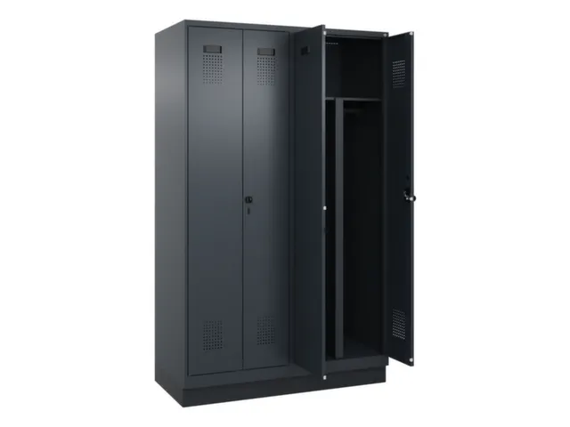 PBM-locker,HxBxD 1950x1200x500mm,4vak,vak B 300mm,draaigrendel