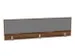 panneau de rehausse,p. table de bureau,NP-noyer Tiepolo,BN8078-gris