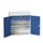 lessenaarkast 1130x1050x550mm legbord en lade RAL7035 + RAL5010
