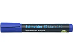 Marker Schneider Maxx 250 permanent beitelpunt blauw