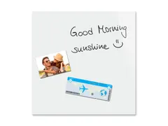 Glas/magneetbord Be!board 45x45 Cm Wit