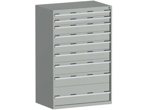 Ladekast 1600x1050x750mm 9laden 75kg Kleur Ral3004