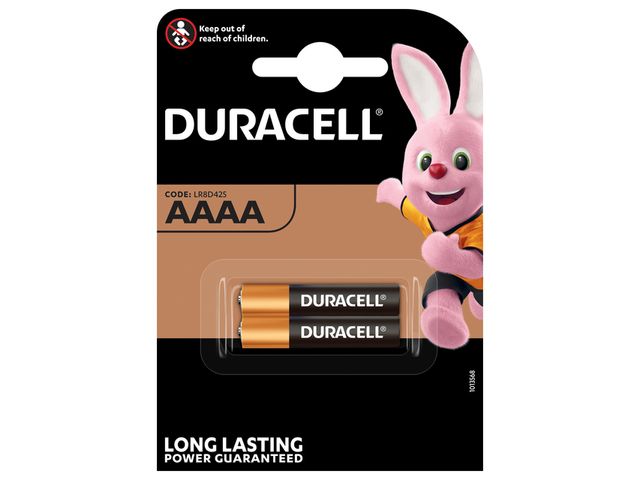 Batterij Duracell Ultra 2x AAAA Alkaline 1.5V | VoordeligeBatterijen.nl
