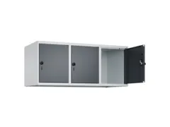 opzetkast,v. locker,3vak.,vak B 400mm,HxBxD 500x1200x500mm