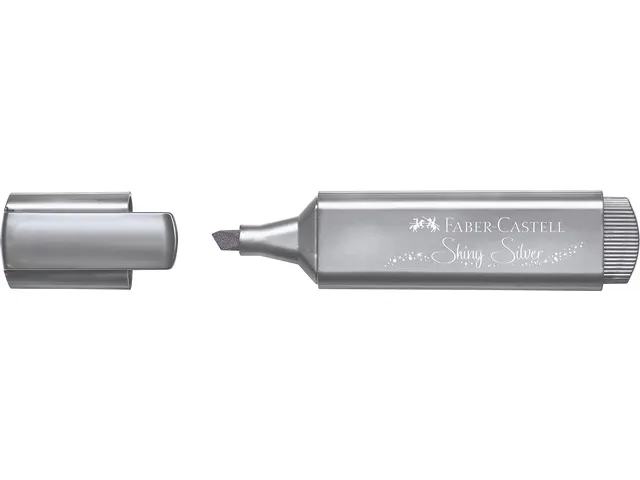 Tekstmarker Faber Castell Metallic zilver