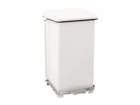 Industriële pedaalemmer 45 Liter Wit