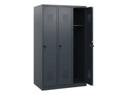 schoollocker,HxBxD 1530x900x500mm,3vak,vak B 300mm,draaigrendel