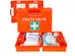 mallette de secours,DIN 13157,ABS orange,av. support mural