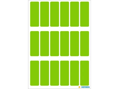 HERMA 3655 Universele etiketten 12x34mm Groen 90 stuks