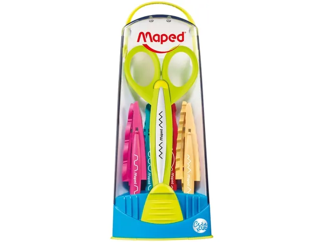 Ciseaux Maped Crea Cut avec 5 lames interchangeables
