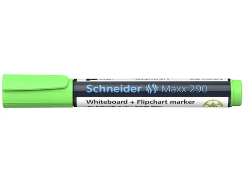 Boardmarker Schneider Maxx 290 ronde punt licht groen 2-3mm