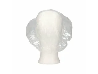 Douche cap PE transparant 52 cm 100 stuks - 4