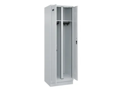 locker voor scheiding van kleding,HxBxD 1950x600x500mm,2vak