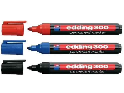 Viltstift edding 300 rond blauw 1.5-3mm