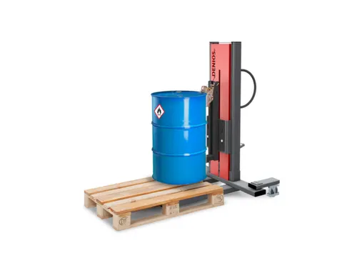 Verrijdbare Vatenheffer,Draagverm. 300Kg,M. Vatengrijper