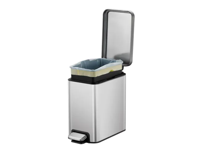 Stella Slim pedaalemmer 6 liter Mat RVS