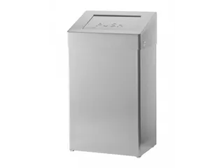 Afvalbak 50 Liter RVS anti-fingerprint Met Push Deksel - 2