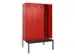 armoire vestiaire avec banc noir et blanc,HxlxP 2120x1200x815mm