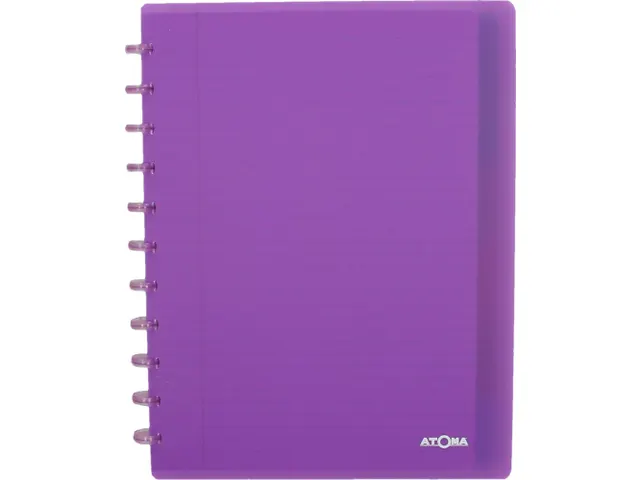 Cahier spirale A4+ 60 feuilles Ligné Couverture PP Assorti 6 intercal