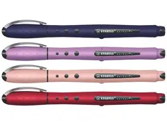 Rollerpen STABILO Worker+ Wildflower Assorti medium 30 stuks