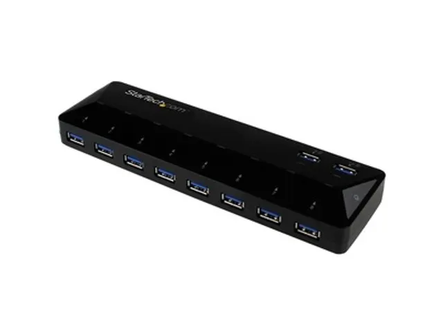 10-Poorts USB 3.0 Hub met oplaad en synchronisatie poort