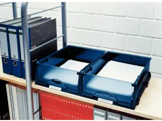 Sorteerbak Leitz 5231 Sorty met klep blauw A4 - 5