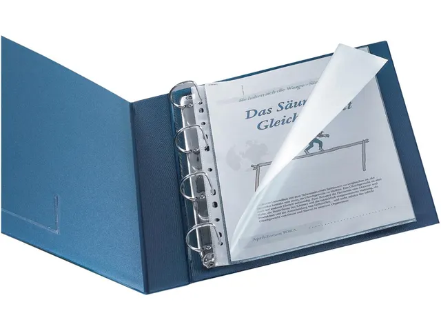 Geperforeerde Showtas A4 11-gaats Glashelder 80mic Pak 25 Stuks