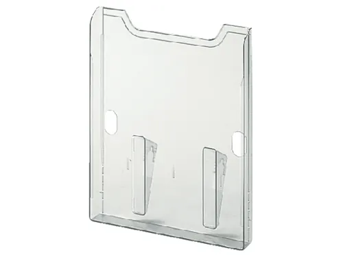 Folderhouder Exacompta Wand A4 1 vak Eindbox Helder Transparant
