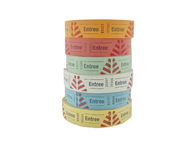 Entreebewijs Combicraft nummering 1-1000 blauw 1000 stuks