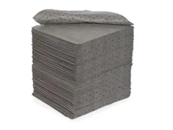 sorbent,mat,LxB 400x370mm,opnamecapaciteit 118l/VE,vlies,donkergrijs