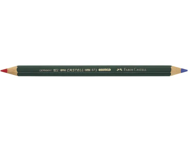 Crayon de couleur Faber-Castell 873 rouge/bleu