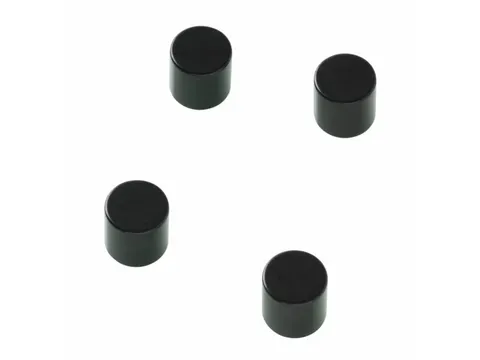 Glasbordmagneten Naga 10x10xmmcylinder set a 4st. zwart